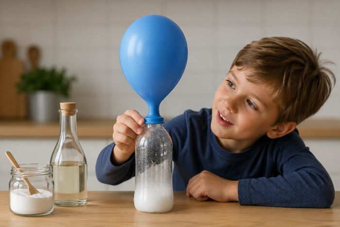 Hoe blaas je een ballon op zonder te blazen?