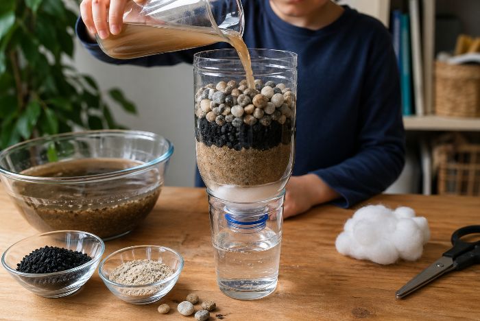Bouw je eigen waterfilter